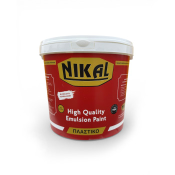 Πλαστικό Χρώμα B Λευκό Nikal 10lt