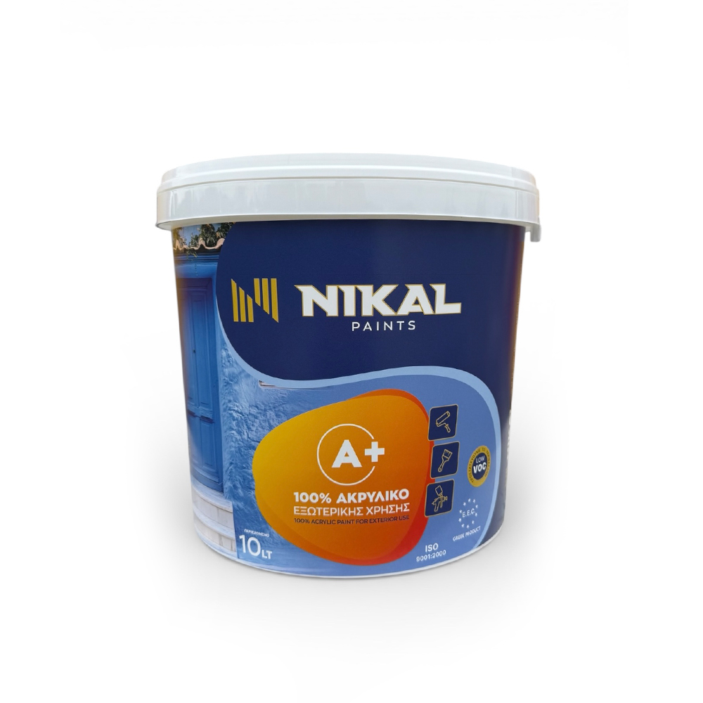 Εξωτερικής Χρήσης 100% Ακρυλικό Nikal 10lt