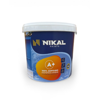 Εξωτερικής Χρήσης 100% Ακρυλικό Nikal 10lt